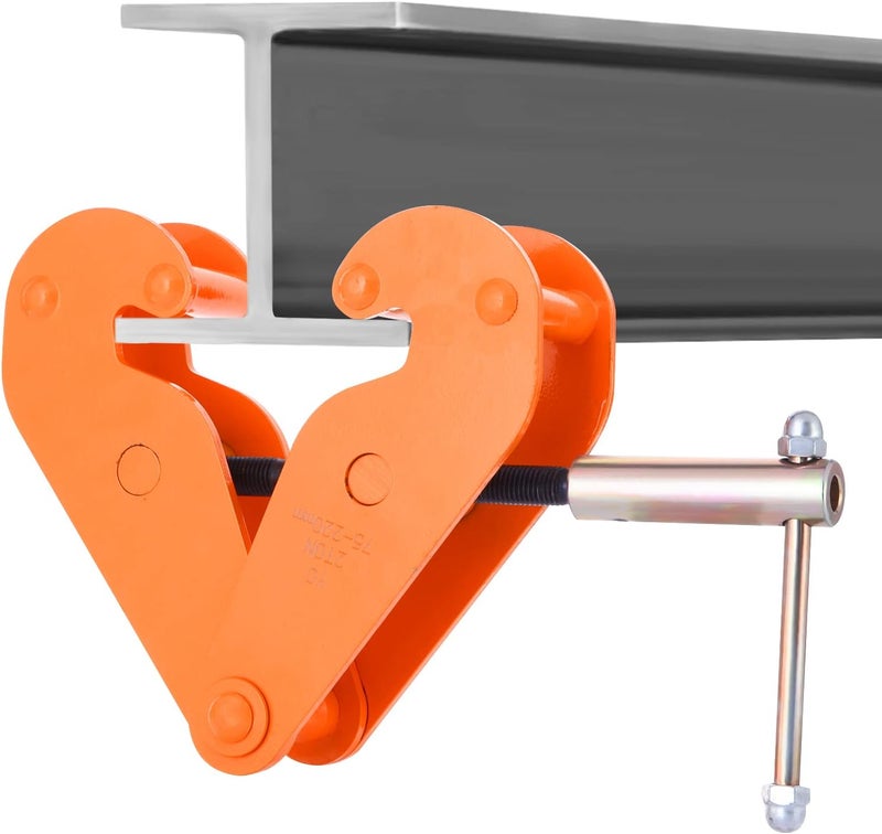 BEAMNOVA I Beam Clamp 4400lbs 2 Ton Load Capacity Heavy Duty Lifting Clamp Tool Metal for Rigging Adjustable Opening Flange - Image 1